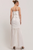Vestido blanco plisado