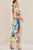 Vestido licra multicolor