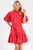 Vestido rojo globo