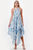 Vestido blanco y azul
