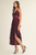 Vestido guipur burgundy