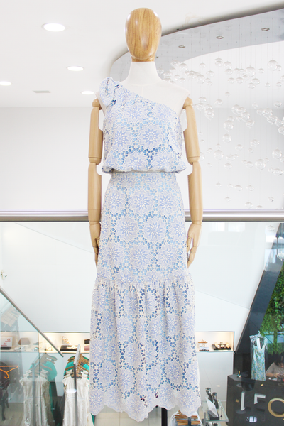 Conjunto guipur Baby blue