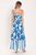 Vestido estampado azul
