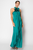 Vestido verde flor 50/30%