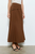 Falda midi café