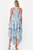 Vestido blanco y azul