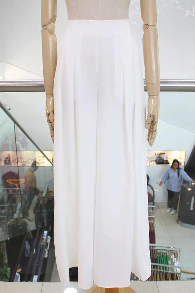 Pantalón amplio blanco