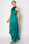 Vestido verde flor 50/30%