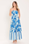 Vestido estampado azul