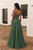 Vestido largo verde