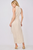Vestido halter beige