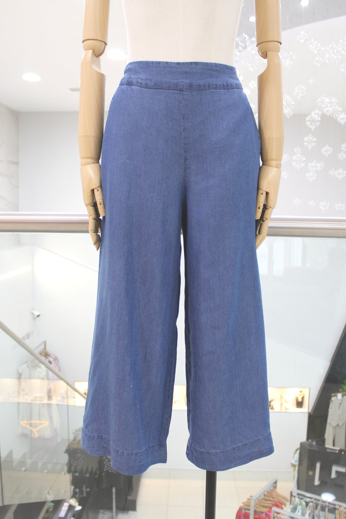 Pantalón denim capri