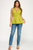Blusa peplum verde