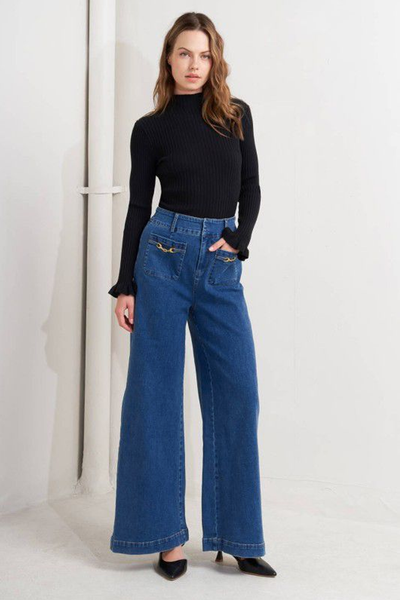 Jeans wide leg