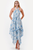 Vestido blanco y azul