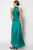 Vestido verde flor 50/30%