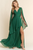 Vestido verde pino