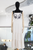 Vestido beige bordado