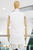 Conjunto blanco chaleco y falda