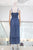 Vestido denim paisley