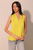 Blusa fluida verde limón