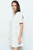 Vestido blanco flores 3D