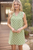 Vestido bordado verde