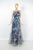 Vestido verde floral