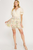 Vestido beige floral