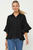 Blusa peplum negra