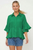 Blusa peplum verde