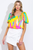 Falda short blanca