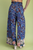 Pantalón estampado azul