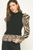 Blusa negra con animal print