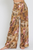 Pantalón satín floral