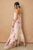 Vestido strapless floral