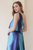 Conjunto satinado azul