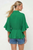 Blusa peplum verde