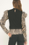 Blusa negra con animal print