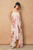Vestido strapless floral