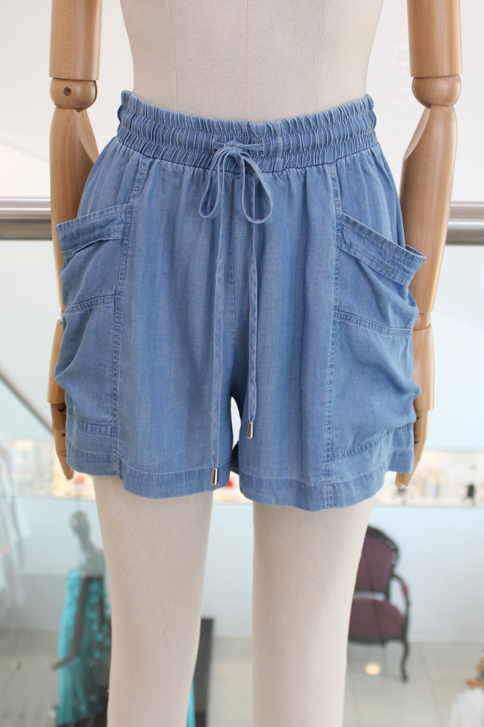 Short denim claro
