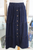 Falda denim azul oscuro