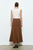 Falda midi café