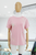 T-shirt rosa flores
