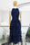 Vestido flores marino 70/50%