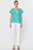 Blusa azul floral