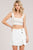 Conjunto blanco botones