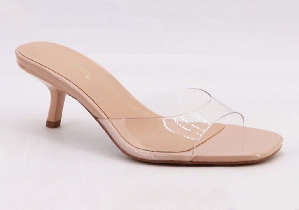 Tacones nude mule