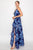 Vestido flores azul