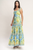 Vestido floral azul y amarillo